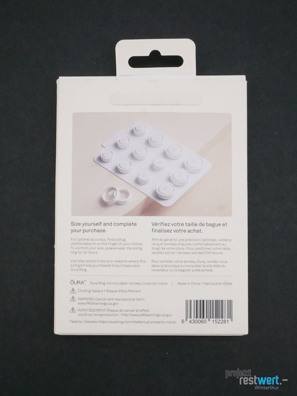 Oura Ringe: OURA Ring 4, Grössenprobier-Set – Neu (gemäss Beschreibung) aus Winterthur von Restwert_Winterthur 3