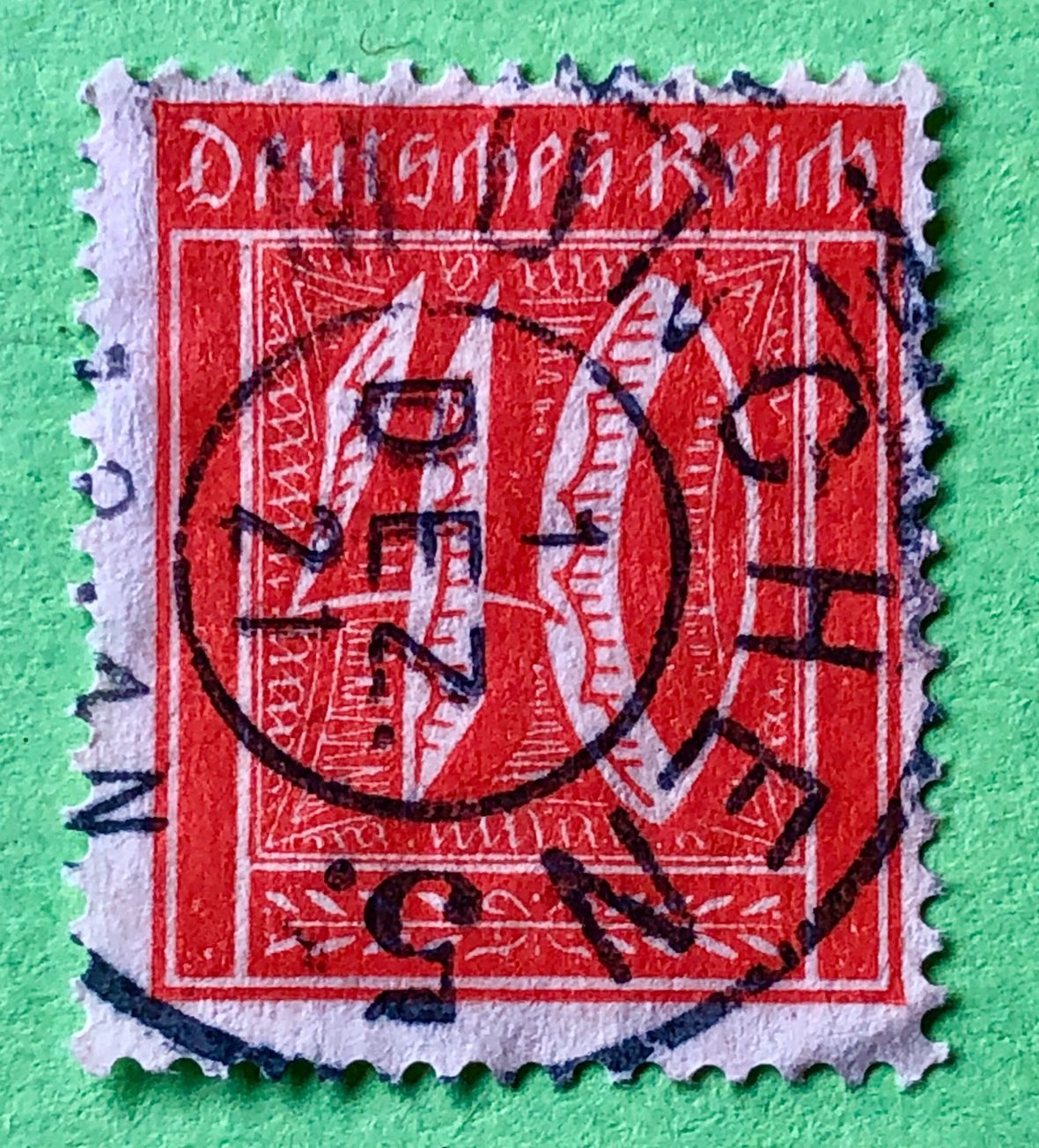 Tutti i francobolli: Briefmarken aus Deutsches Reich gestempelt   – Usato da Aarau venduto da Angi-007