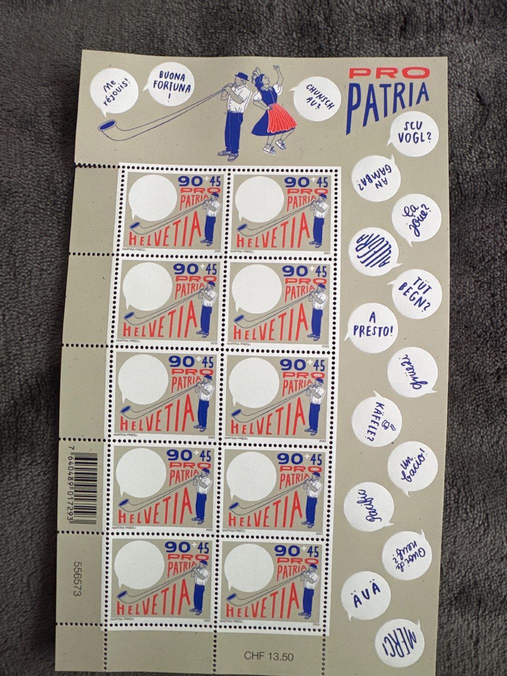 Tutti i francobolli: MARKEN KLEINBOGEN 2023 PRO PATRIA , POSTFRISCH – Nuovo (secondo la descrizione) da Genève venduto da k1164