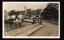 AK Rheinfelden, Ortspartie, 1927