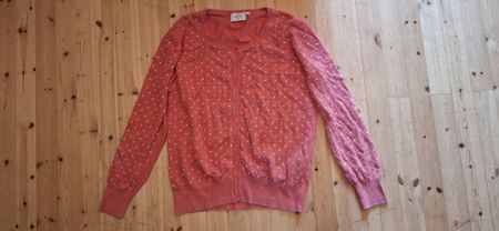 The Basics Strickjacke mit Pünktchenmuster, Grösse L