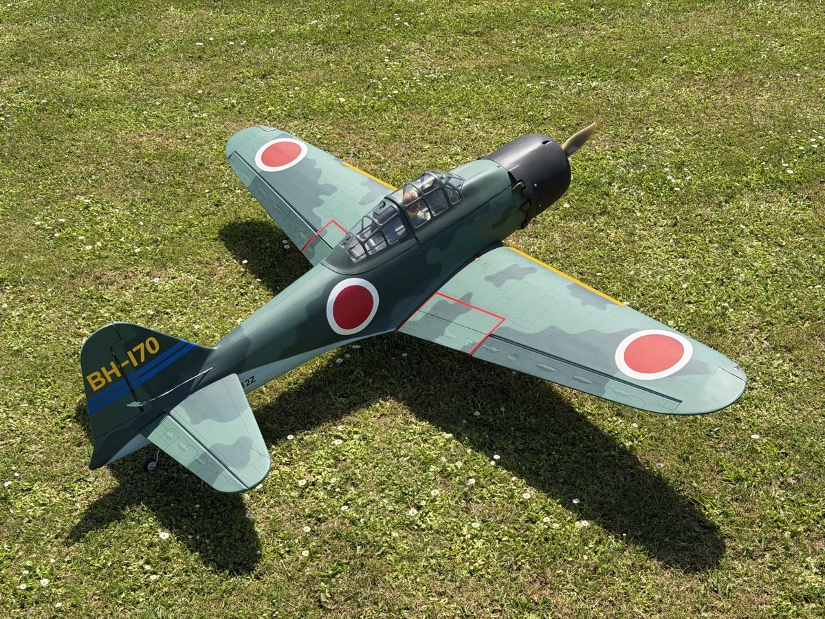 Modellismo RC: Black Horse A6M Zero BH171 – Usato da Biel-Benken BL venduto da theskipster 1