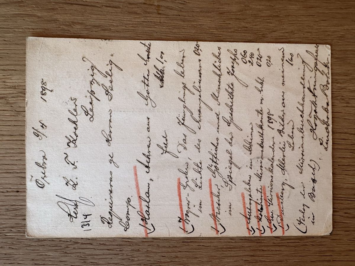 Tutti i francobolli: Schweden Postkarte 1898 – Usato da Schmitten / FR venduto da Samsara169 1