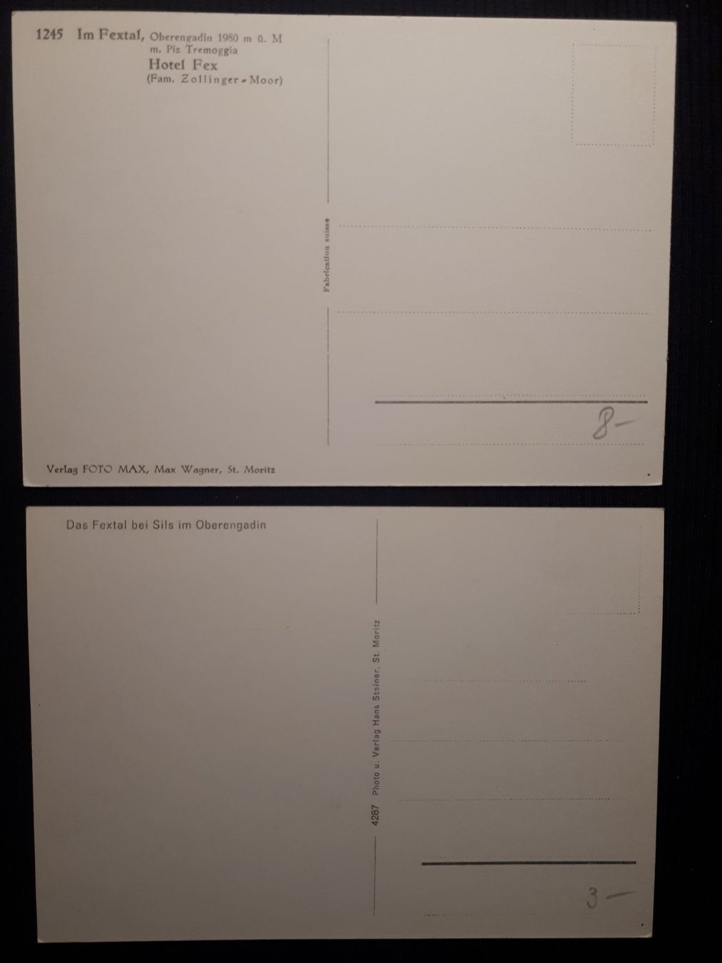 Cartoline postali: . 2 AK - IM FEXTAL – Usato da Ponto Valentino venduto da giorgia06 1