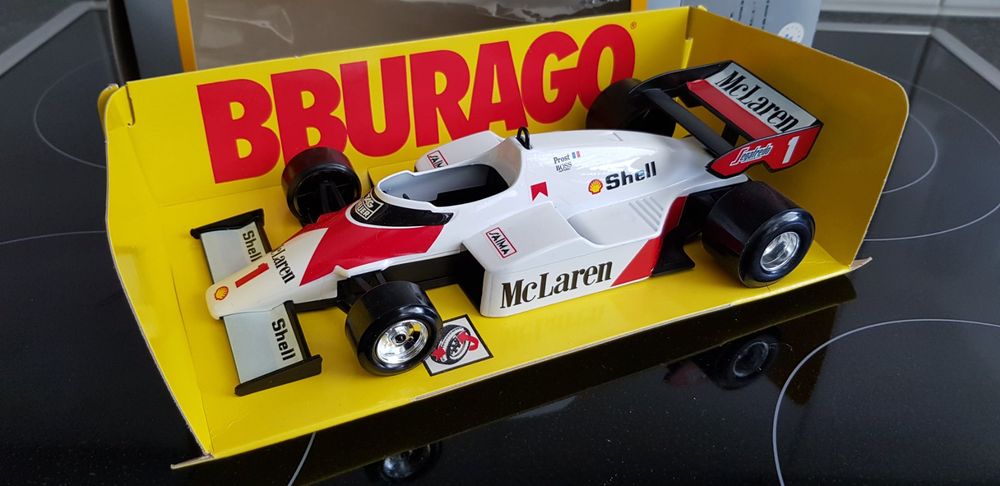 F1 McLaren MP4/2 Turbo 1:24 bburago (Neu und