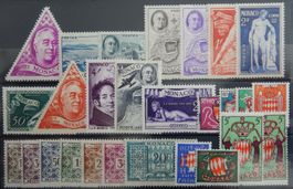 Monaco Lot mit alten Werten um 1945 meist *
