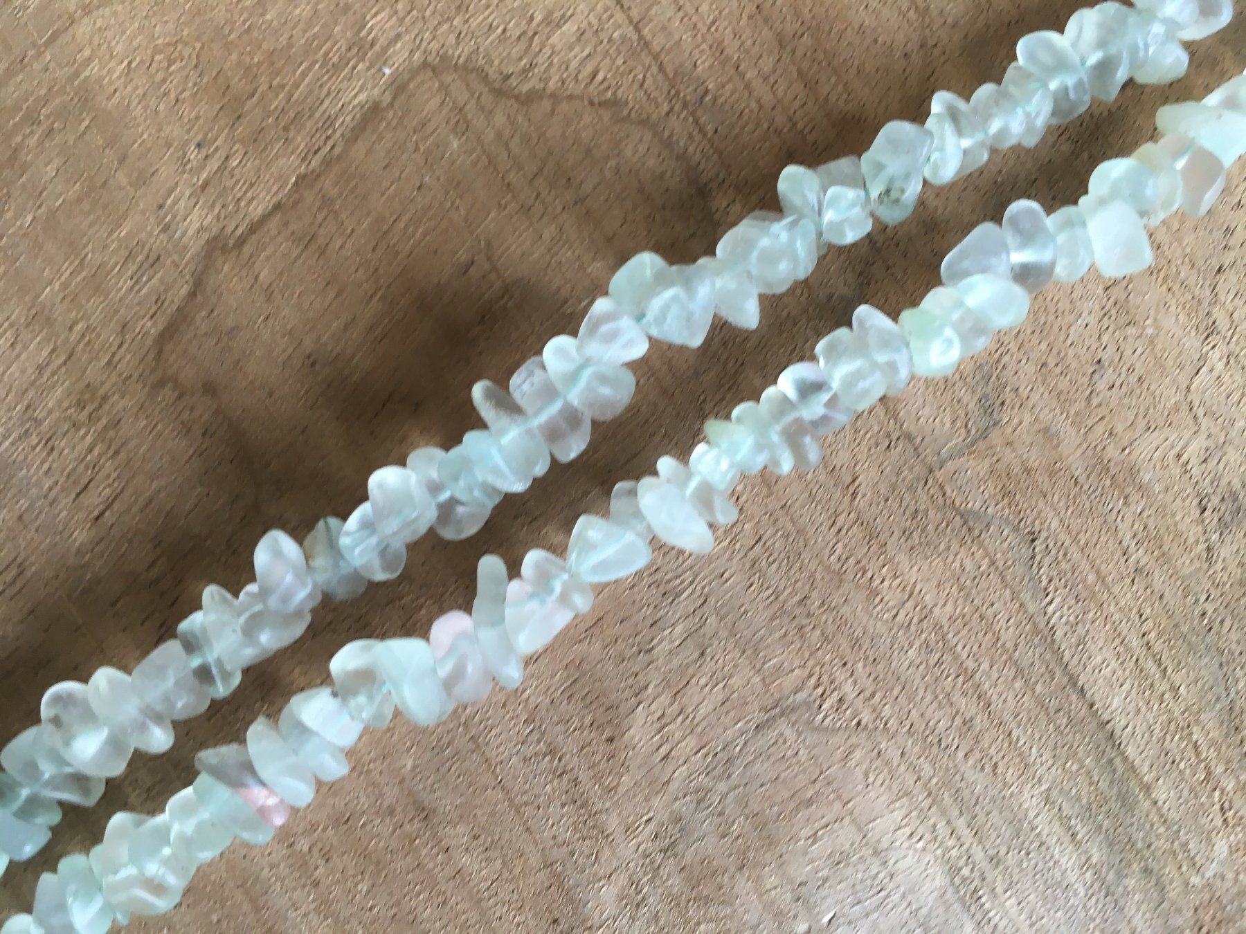 Catenine: FLUORIT  HALSKETTE  SPLITTERKETTE 88cm – Nuovo e nell'imballaggio originale da Aesch ZH venduto da LiquidAktion 1