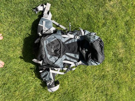 Rucksack Deuter Aircontact Vario Quick grau schwarz