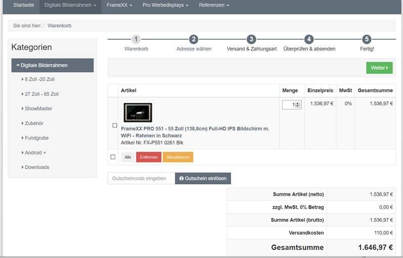 Cornici: digitaler Bilderrahmen 55 Zoll – Usato da Fällanden venduto da salenale 1