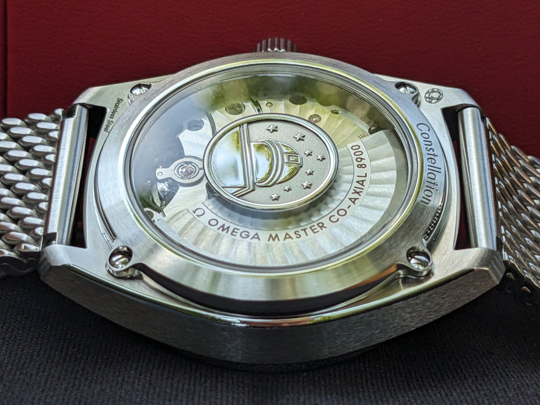 Omega Orologi: Omega Globemaster 130.33.39.21.03.001 mit Holzbox – Nuovo (secondo la descrizione) da Zuerich venduto da blo_qlp9 7