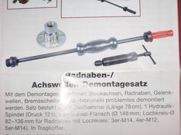 Radnaben-Werkzeugsatz