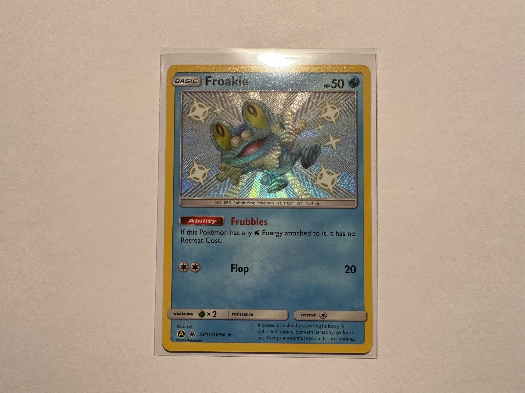 Pokémon Carte collezionabili: Froakie Shiny Hidden Fates EN – Usato da Hagendorn venduto da Pokecollectorch
