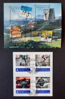 2-26-2 Bloc et timbres Helvetia oblitérés 1er jour. Année 20