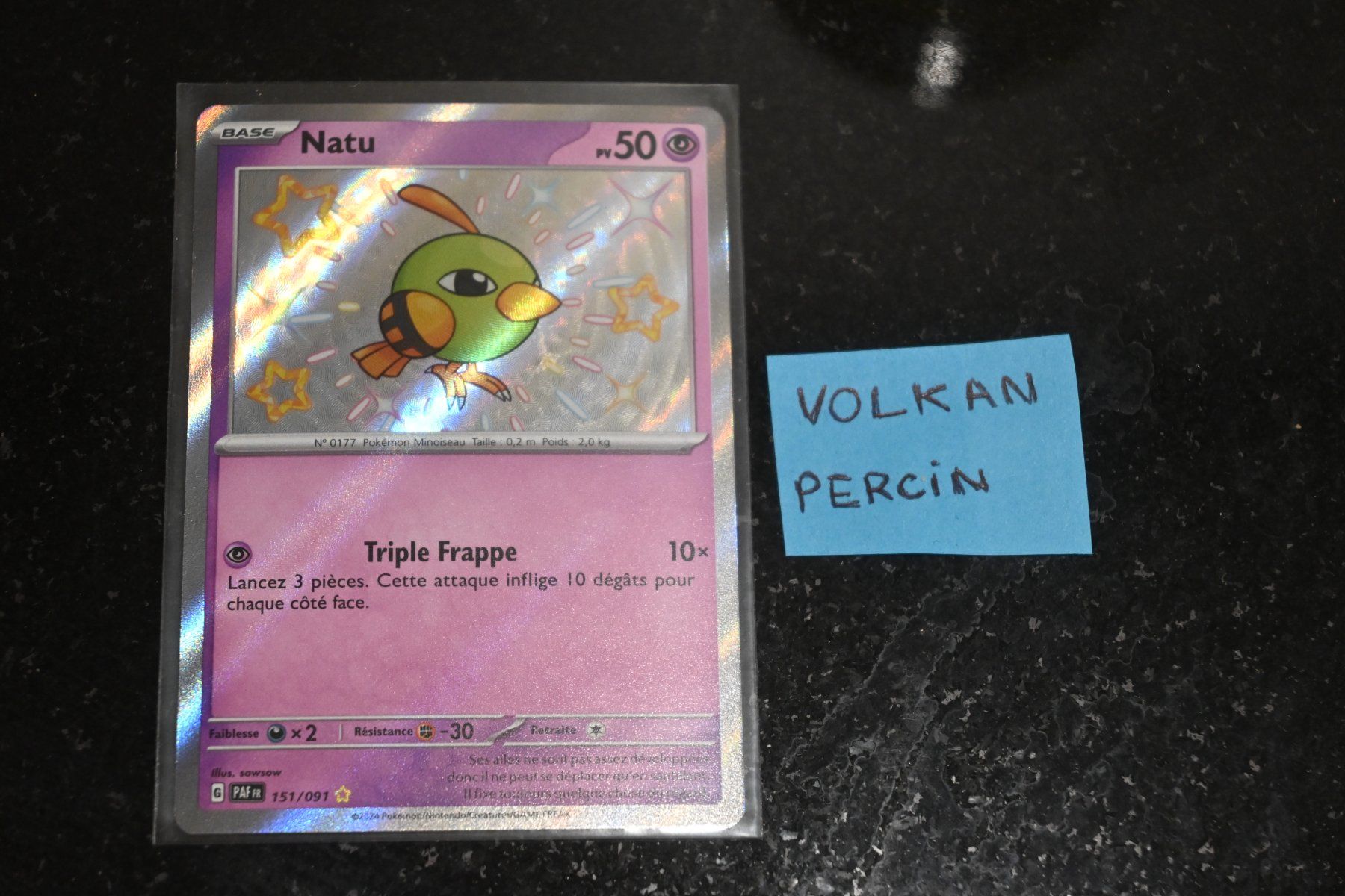 Pokémon Carte collezionabili: Natu (PAF 151) FR – Nuovo (secondo la descrizione) da Aigle venduto da PSAPOKEVOVO