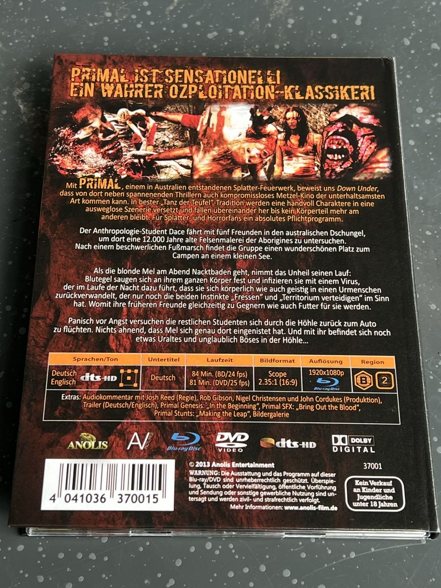 Tutti i DVDs: Primal uncut  2-Disc Mediabook  – Nuovo (secondo la descrizione) da Buckten venduto da Dominoluna 1