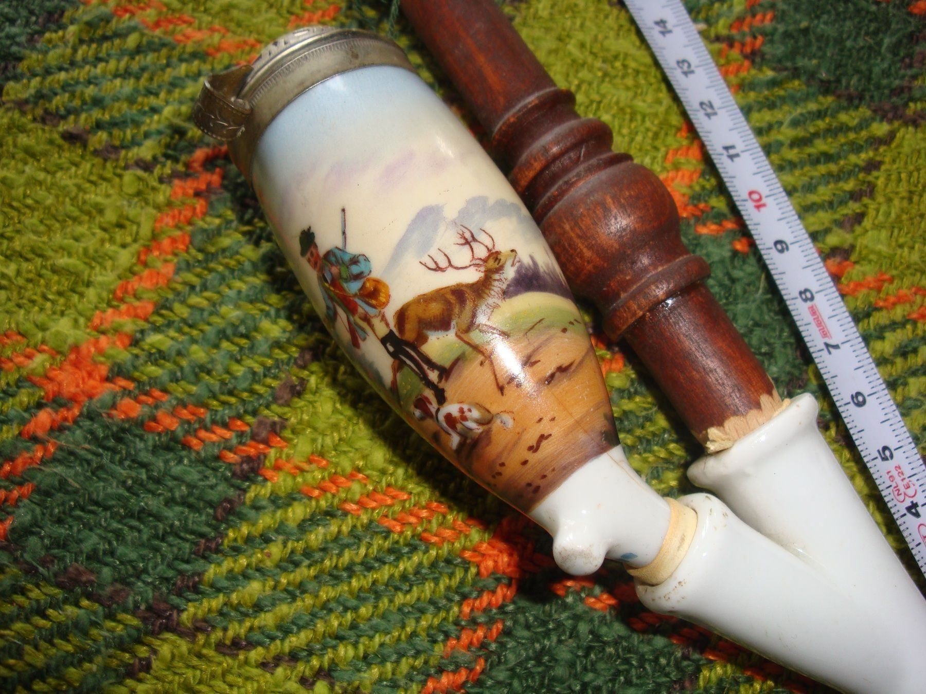 Pipe & Accessori: dreiteilige Gesteck-Tabakpfeife, antik – Usato da häusernmoos venduto da buc_8ftk 3