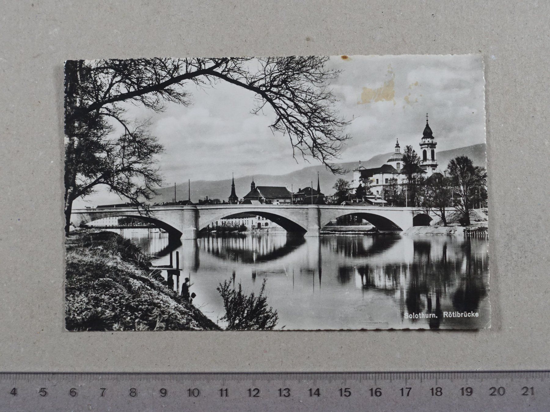 Cartoline postali: Solothurn, 1953, Rötibrücke – Usato da Lenzburg venduto da fh1