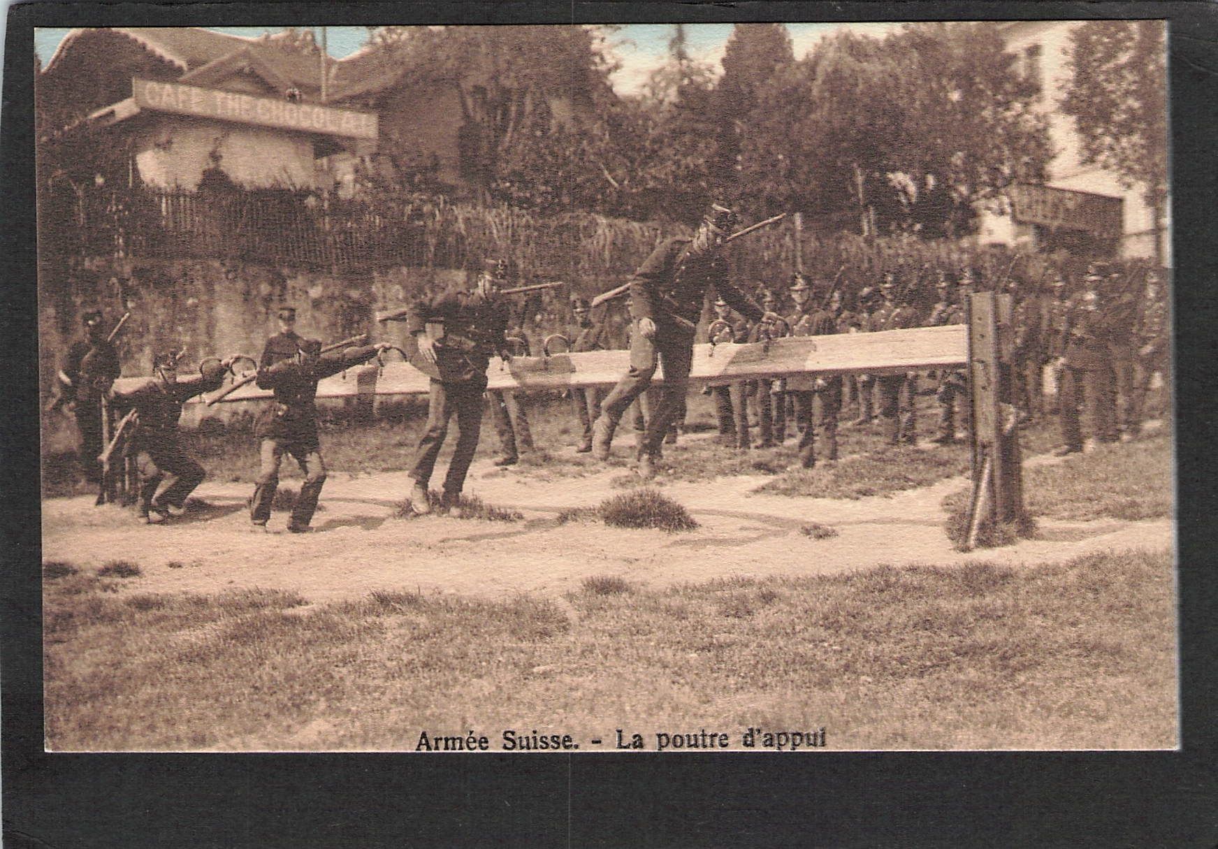 Cartoline postali: AK , Armee Suisse,La poutre d'appui – Usato da Reichenburg venduto da ibiza18