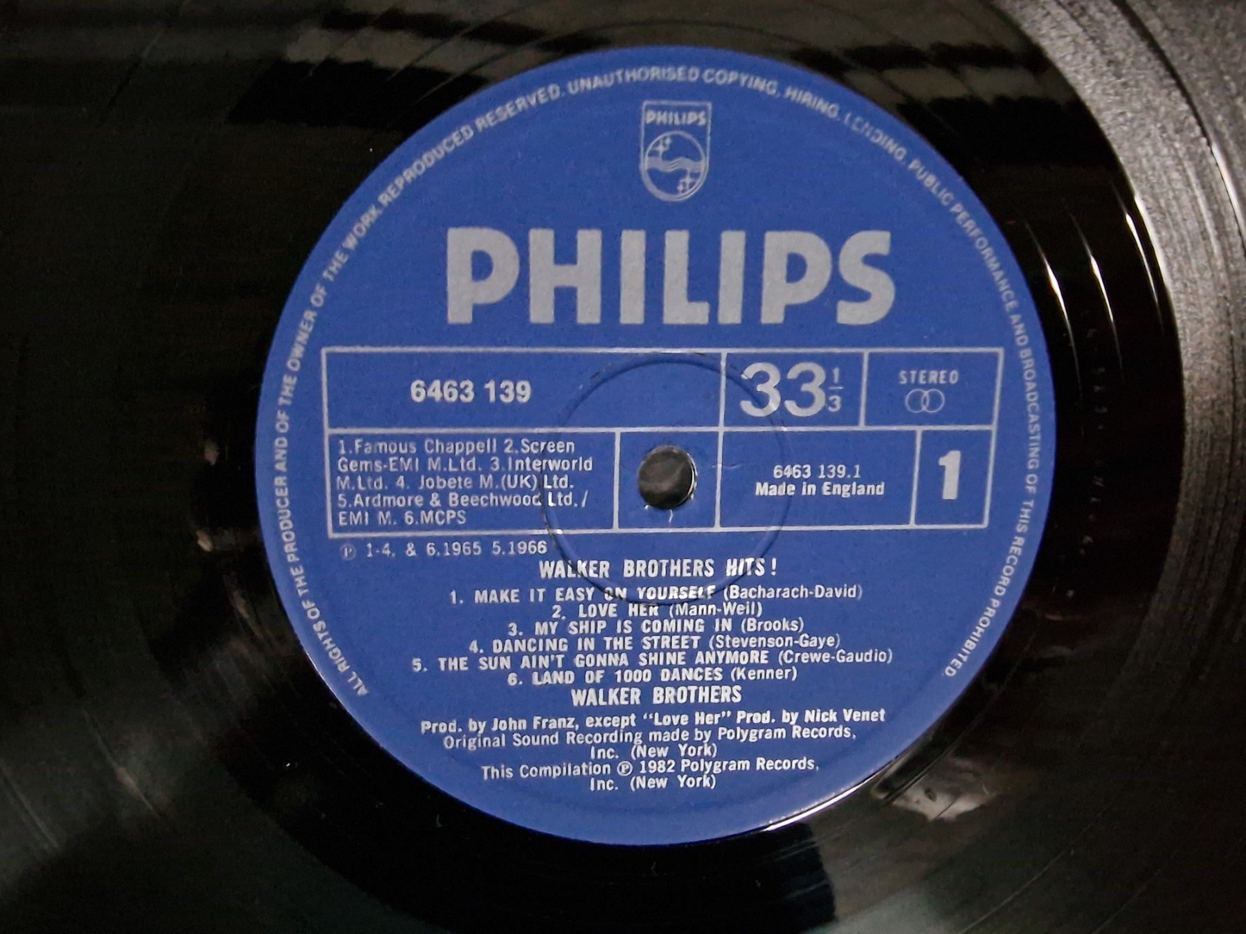 Dischi in vinile: The Walker Brothers LP – Hits – Usato da Root venduto da atelier22 2