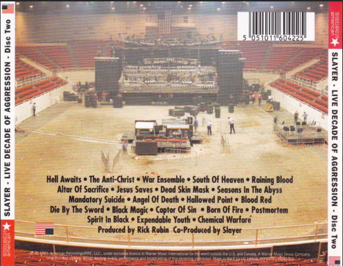 CD: Slayer - Decade Of Aggression - Live (2CDs) – Usato da Brunnen venduto da Barfly5 1