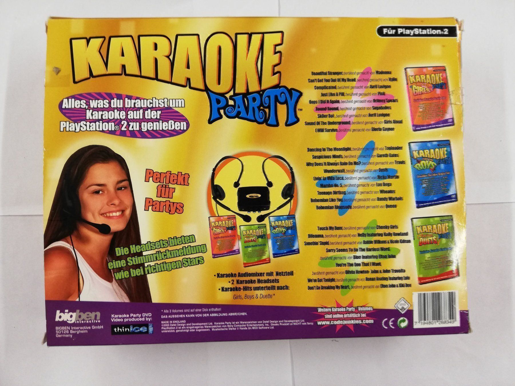 Sony Giochi: Karaoke Party / Playstation 2 – Usato da St. Gallen venduto da zorro_dc 1