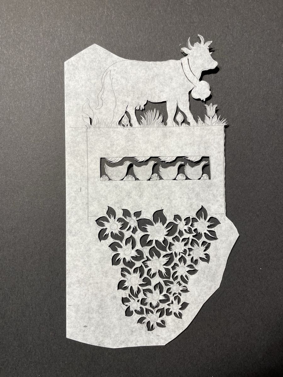 Grafica & Litografie: Scherenschnitt von Anita Buri – Nuovo (secondo la descrizione) da Konolfingen venduto da Bern-75 8