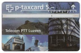 5.- Telecom PTT Luzern - seltene Geschenk Taxcard