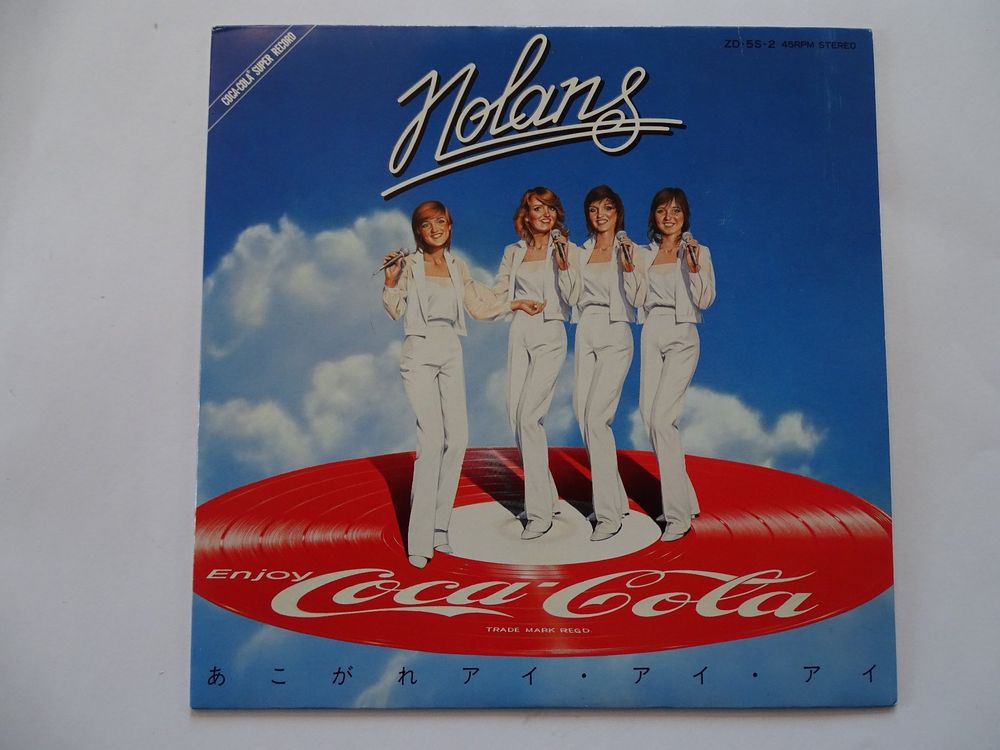 7", Nolans, Enjoy Coca-Cola, Pic Disc, Japan | Kaufen Auf Ricardo