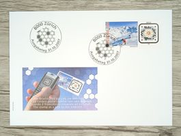TR100 Enveloppe Suisse + Timbre 2001