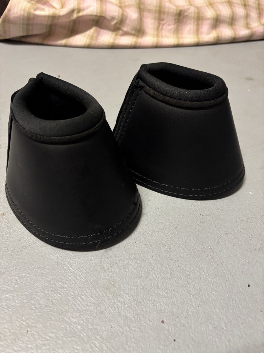Scarpe per cavalli: Hufglocken Schwarz Gr. Cob, Ungebraucht – Usato da Möriken AG venduto da Jamas76