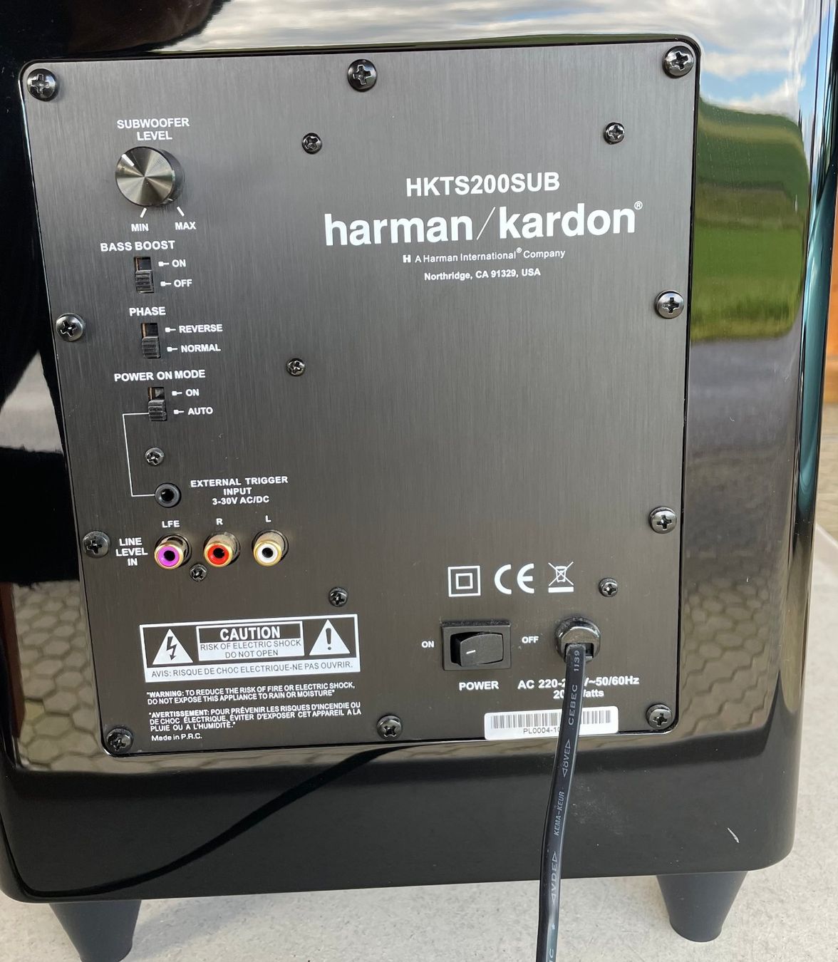 Harman-Kardon Casse acustiche: Harman Kardon HKTS200SUB Subwoofer – Usato da Hettiswil venduto da wer_9kcr