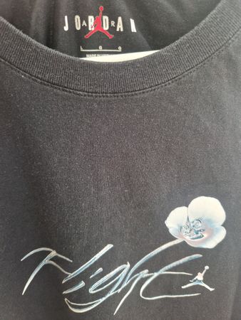 Schwarzes Jordan Flight T-Shirt, L