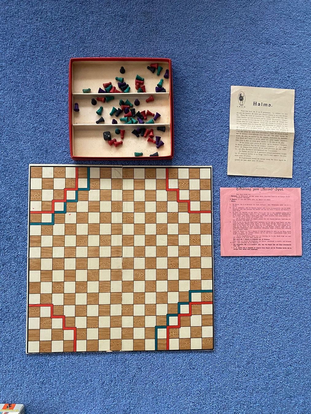 Giochi: 5 Stück alte Gesellschaftsspiele Halma und weitere – Usato da Appenzell Meistersrüte venduto da zongabolla 4