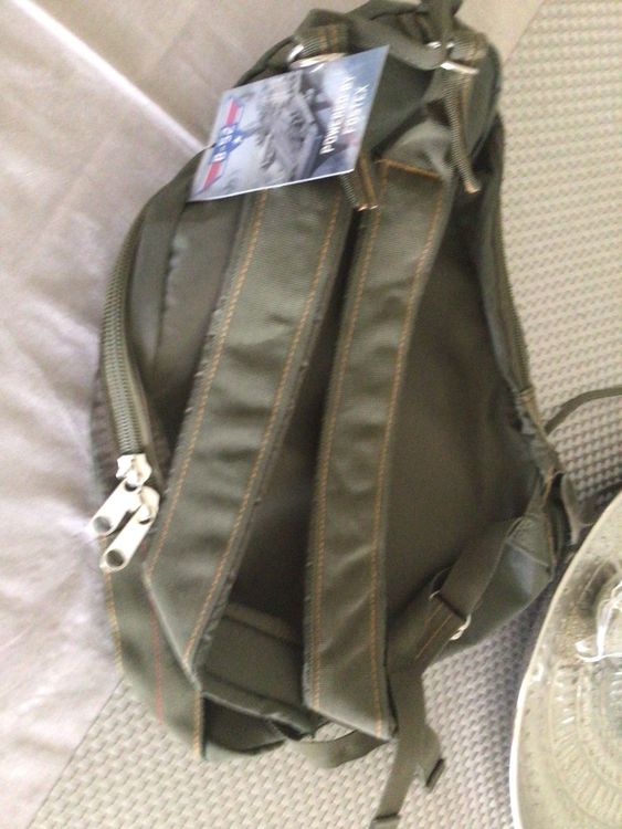 Sac à Dos Militaire MFH Camouflage, Environ 32x40x21cm - Neuf, Coton Robuste