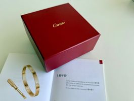 CARTIER-Paris original outerbox & papers for Love bracelet