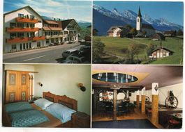 4-Bild-AK WILDHAUS Hotel Alpenblick, Auto