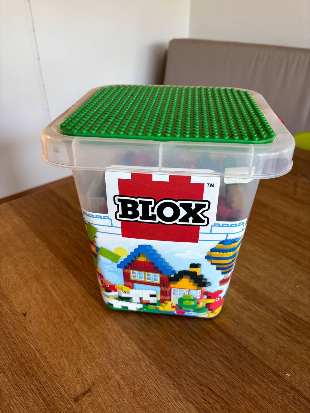 Kit di costruzioni: Kiste mit BLOX Steinen wie LEGO – Usato da THERWIL venduto da Fcbbasel