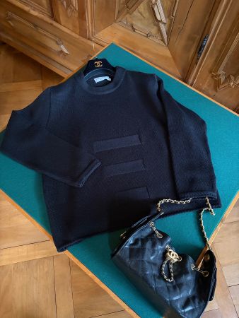 VINTAGE APANAGE LIVE Pullover 50% Merino Größe XL