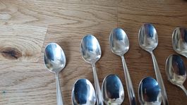 9 Silberne Kaffee Löffel 