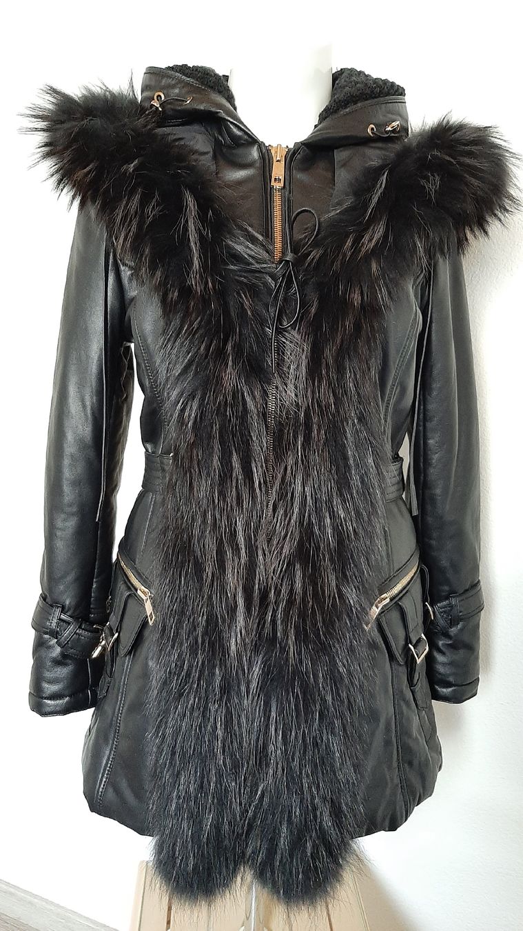 Cappotti: Manteau cuir fourrure – Nuovo (secondo la descrizione) da Faoug venduto da PetitLuxe 1