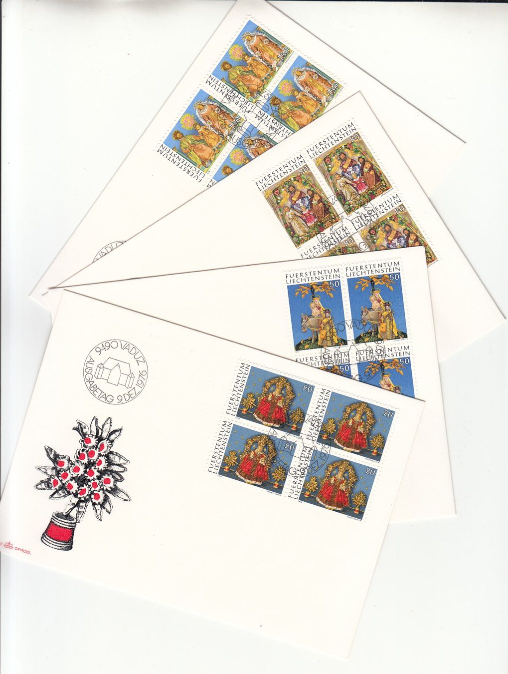 Tutti i francobolli: LBK 600 - 603 FDC – Usato da Bürglen TG venduto da StampGraf