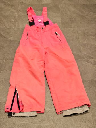 Skihose 46 Nord mit Trägern (pink, Grösse 110)