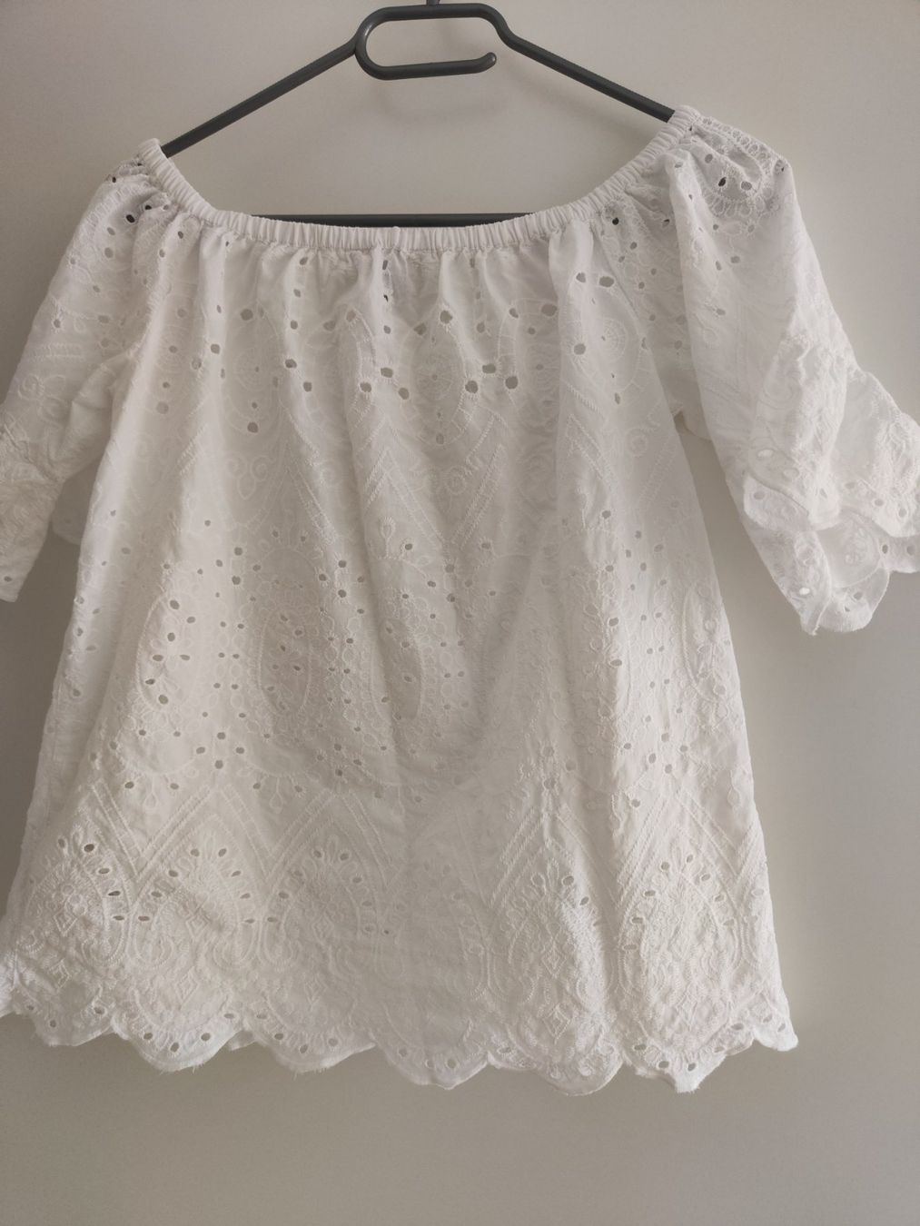 Blusen: Embroidery White Off shoulders Top Bluse 36/38 – Neu (gemäss Beschreibung) aus Sursee von Re.joy 1