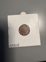 Münze 1 Pfennig Deutschland 1950 G im Münzrähmchen