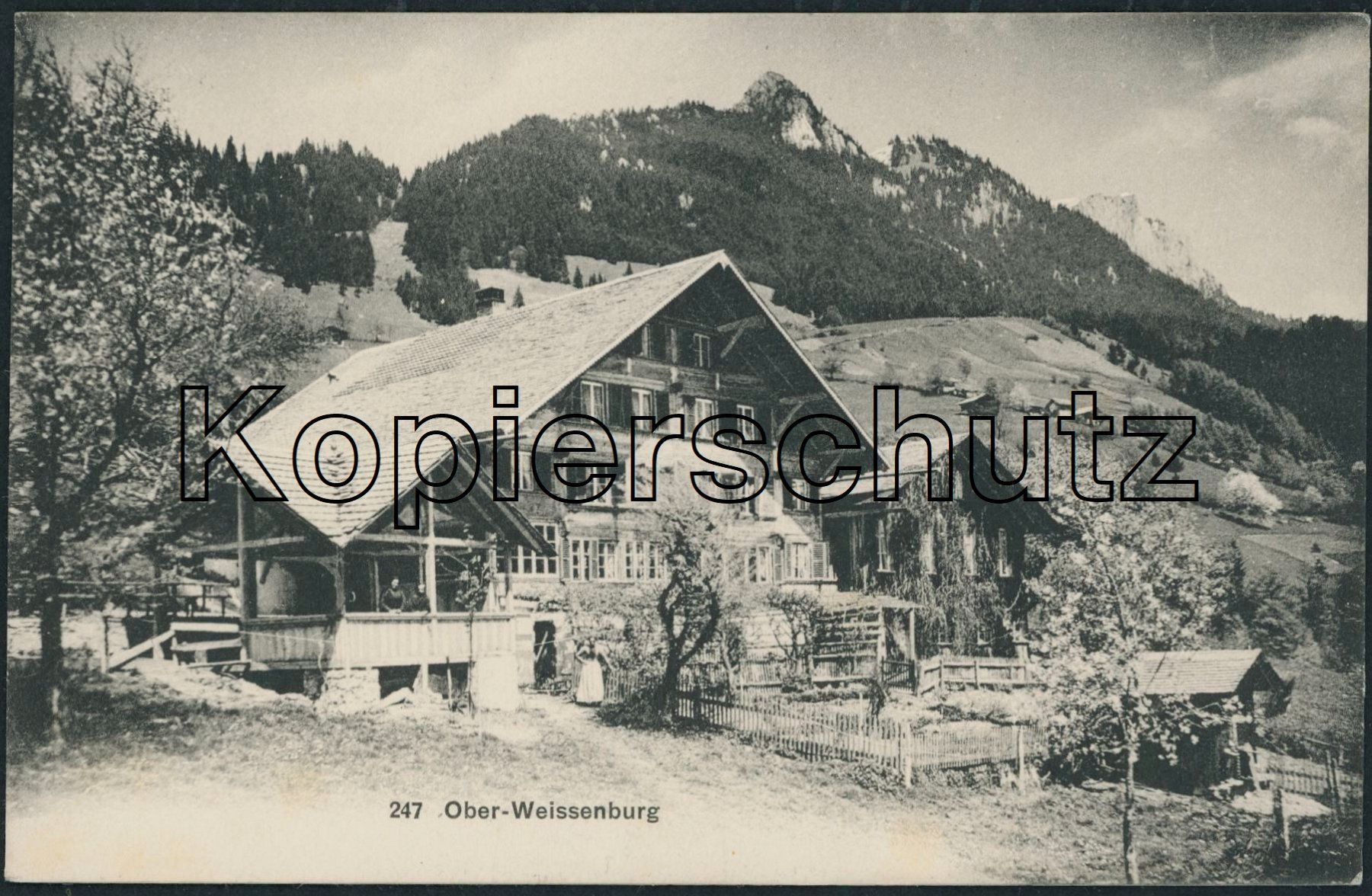 Cartoline postali: BE Weissenburg - Därstetten – Usato da Schindellegi venduto da stationary