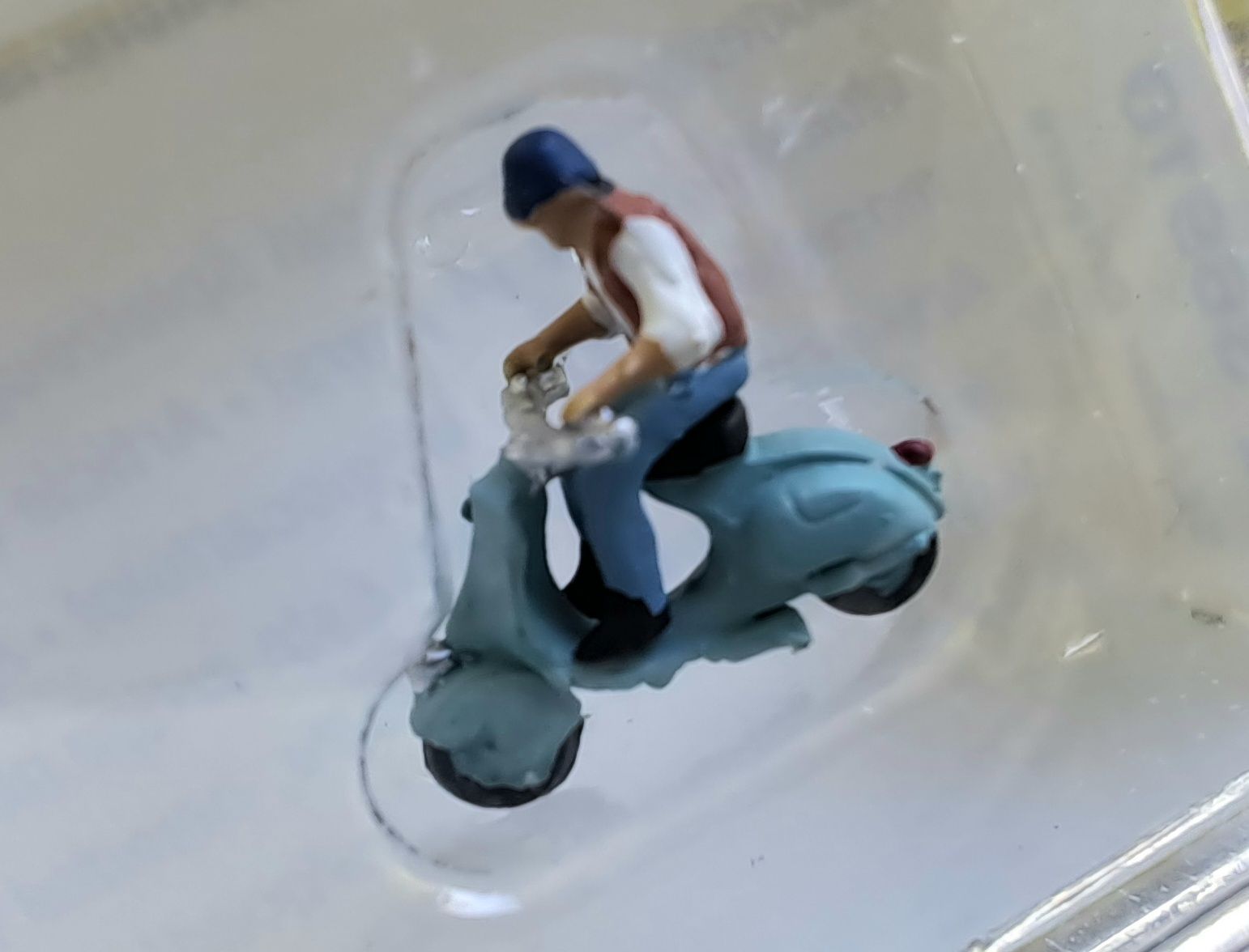 Noch Modellini di ferrovie:  NOCH Motorrollerfahrer Figuren Set Spur N – Nuovo e nell'imballaggio originale da Liestal venduto da Scrapmaus 2