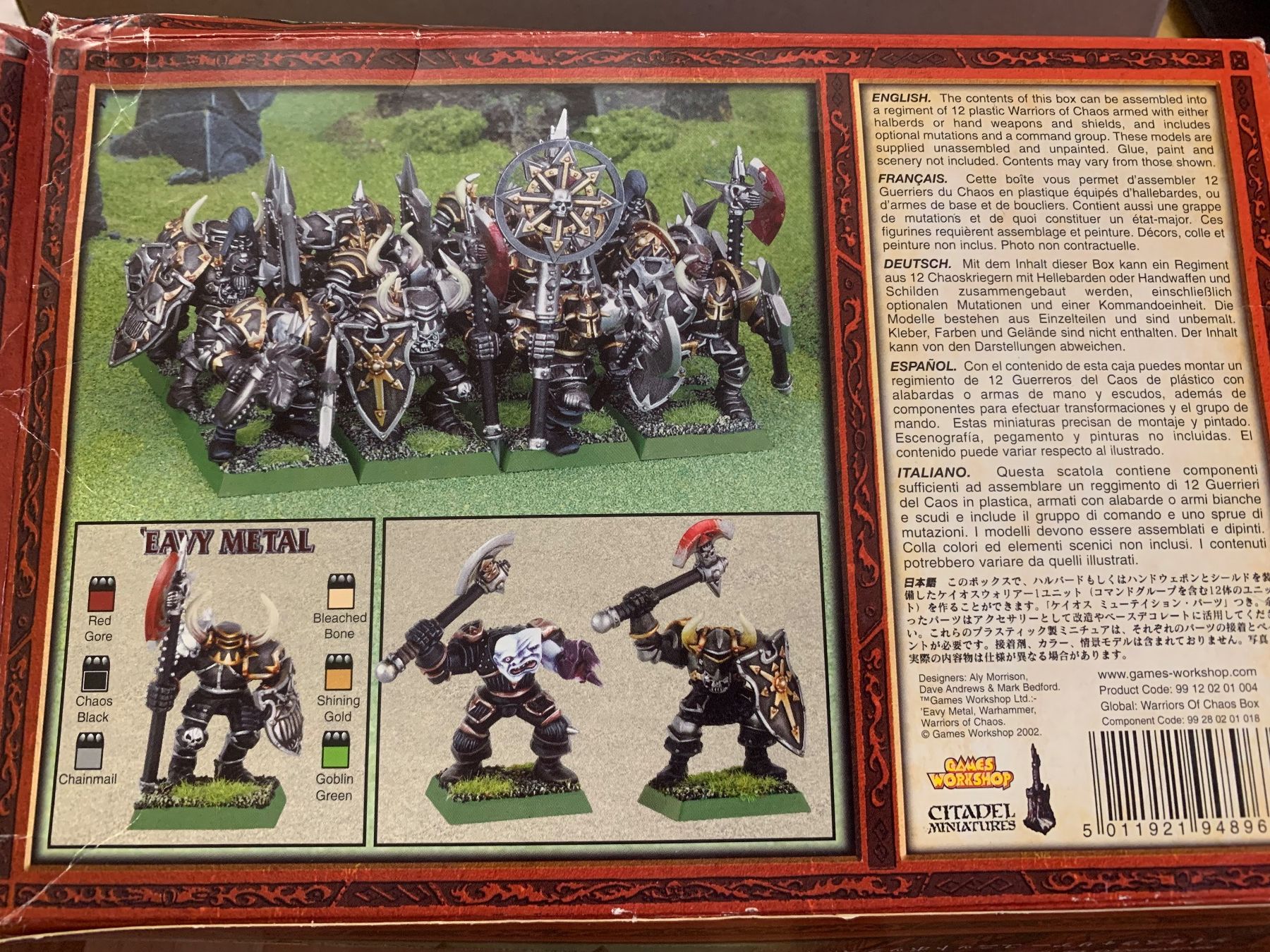Statuette: Warhammer Fantasy Krieger des Chaos – Usato da Winterthur venduto da Compiorg 1