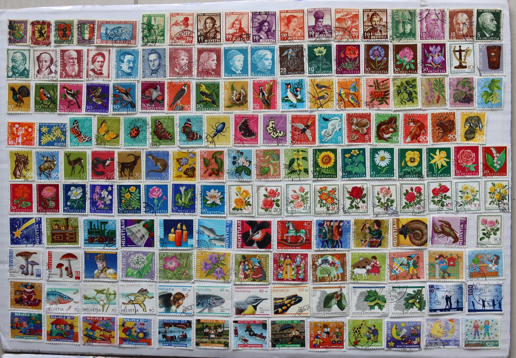 Tous les timbres: Briefmarken Pro Juventute CH – D'occasion à Oberentfelden par lakipul 1