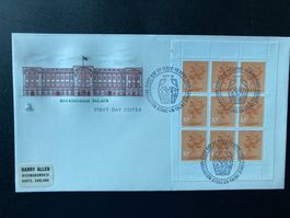 FDC aus Markenheftchen 1980 Wedgwood (Exklusivität!)