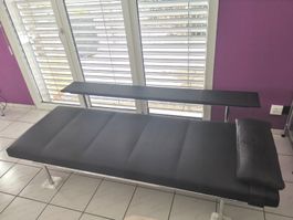 Schwarze PorscheDesign Liege mit Ablage - Top Zustand!